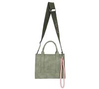 Henkeltasche FRITZI AUS PREUSSEN "Fritzi SquareN", Damen, Gr. B/H/T: 11cm x 26cm x 21cm, grün (olivgrün), Polyurethan (PU), unifarben, Taschen, mit abnehmbarem Schlüsselband (52582631-0) olivgrün