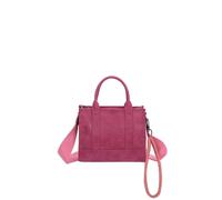 Fritzi SquareN Vintage True Berry Crossbody Kunstleder Damen Umhängetasche Handtasche Festival City vegan abnehmbarer Anhänger Vintage-Waschung 20,5 x 26 x 11 cm, Pink