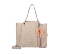 Henkeltasche FRITZI AUS PREUSSEN "Fritzi42N", Damen, Gr. B/H/T: 18cm x 33cm x 45cm, beige (sand), Kunstfaser, unifarben, Taschen, aus veganen Materialien (83054635-0) sand