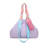 Henkeltasche FRITZI AUS PREUSSEN "Izzy", Damen, Gr. B/H/T: 16cm x 36cm x 50cm, lila (helllila), Baumwolle, unifarben, Taschen, aus veganen Materialien (27340160-0) helllila