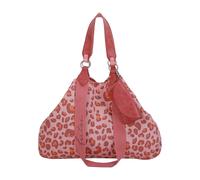 Henkeltasche FRITZI AUS PREUSSEN "Izzy", Damen, Gr. B/H/T: 16cm x 36cm x 50cm, rot, Baumwolle, unifarben, Taschen, aus veganen Materialien (20356569-0) rot