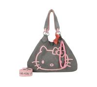 Fritzi aus Preußen Izzy Hello Kitty Head Flocked Canvas M Anthra Cat