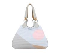 Henkeltasche FRITZI AUS PREUSSEN "Izzy Medium Limited Sunny Morning", Herren, Gr. B/H/T: 15cm x 29cm x 42cm, hellgrau, Baumwolle, mehrfarbig, Taschen, mit tollem Print und soften Farben (31842243-0) h