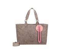 Henkeltasche FRITZI AUS PREUSSEN "Izzy Vintage", Damen, Gr. B/H/T: 42cm x 29cm x 42cm, braun, Lederimitat, unifarben, Taschen, mit Taschen-Anhänger und Schlüsselschlange (62144022-0) braun