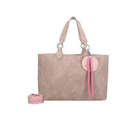 Henkeltasche FRITZI AUS PREUSSEN "Izzy Vintage", Damen, Gr. B/H/T: 42cm x 29cm x 42cm, grau (taupe), Polyurethan (PU), unifarben, Taschen, mit Taschen-Anhänger und Schlüsselschlange (39141608-0) taupe