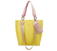 Henkeltasche FRITZI AUS PREUSSEN "Izzy02", Damen, Gr. B/H/T: 11cm x 39cm x 32cm, gelb, Baumwolle, mehrfarbig, Taschen, mit abnehmbarem Brillenetui (53803730-0) gelb