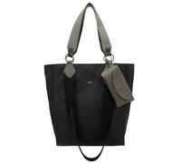 Henkeltasche FRITZI AUS PREUSSEN "Izzy02", Damen, Gr. B/H/T: 11cm x 39cm x 32cm, grau (anthrazit), Baumwolle, mehrfarbig, Taschen, mit abnehmbarem Brillenetui (32232268-0) anthrazit