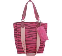 Henkeltasche FRITZI AUS PREUSSEN "Izzy02", Damen, Gr. B/H/T: 11cm x 39cm x 32cm, pink (pink, rosa), Baumwolle, mehrfarbig, Taschen, mit abnehmbarem Brillenetui (92095760-0) pink, rosa