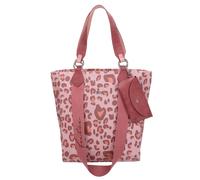 Henkeltasche FRITZI AUS PREUSSEN "Izzy02", Damen, Gr. B/H/T: 11cm x 39cm x 32cm, rosa (rosa, pink), Baumwolle, mehrfarbig, Taschen, mit abnehmbarem Brillenetui (58457053-0) rosa, pink