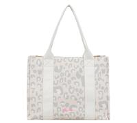 Henkeltasche FRITZI AUS PREUSSEN "Tote Shopper Leo", Herren, Gr. B/H/T: 18cm x 34cm x 44cm, beige, Baumwolle, Taschen, im exotischen Design (62584535-0) beige