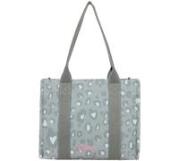Henkeltasche FRITZI AUS PREUSSEN "Tote Shopper Medium Leo", Damen, Gr. B/H/T: 14cm x 26cm x 33cm, grau (grün), Kunstfaser, Taschen, mit tollem Leo-Print (16000516-0) grün