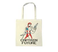 Henkeltasche LOGOSHIRT "Baumwolltasche Captain Future", Damen, Gr. B/H/T: 38cm x 42cm x 1cm, beige, Baumwolle, bedruckt, Taschen, mit lizenziertem Print (35878839-0) beige