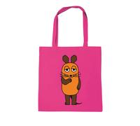 Henkeltasche LOGOSHIRT "Baumwolltasche Die Sendung mit der Maus", Damen, Gr. B/H/T: 8,5cm x 38cm x 42cm, pink, Baumwolle, bedruckt, Taschen, mit Sendung mit der Maus-Logo (27542163-0) pink