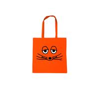 Henkeltasche LOGOSHIRT "Maus - Gesicht", Damen, Gr. B/H/T: 42cm x 38cm x 1cm, orange, Baumwolle, bedruckt, Taschen, mit coolem Motiv (46718662-0) orange