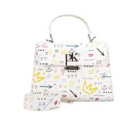 Henkeltasche PETER KAISER "Peter Kaiser Taschen Leder", Herren, Gr. onesize, weiß, gelb, Leder, Taschen (72381662-0) weiß, gelb