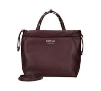 Henkeltasche REPLAY "Replay Taschen Lederimitat", Damen, Gr. onesize, braun (burgunder), Lederimitat, Taschen (58993568-0) burgunder