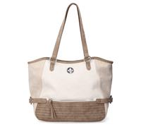 Henkeltasche RIEKER "Kaduna/Morelia/Morelia", Damen, Gr. B/H/T: 40cm x 26cm x 12cm, beige, Lederimitat, Taschen, mit modischer Raffung (46141153-0) beige
