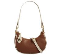 Henkeltasche SAMANTHA LOOK, Damen, Gr. B/H/T: 23cm x 18cm x 7cm onesize, cognac, Leder, leicht glänzend, unifarben, Taschen, echt Leder, Made in Italy (60441405-0) cognac