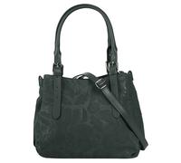 Henkeltasche SAMANTHA LOOK Gr. B/H/T: 29 cm x 25 cm x 18 cm onesize, grün (dunkelgrün) Damen Taschen Handtaschen echt Leder, Made in Italy (56189950-0)