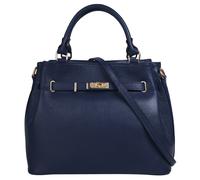 Samantha Look Handtasche Echt Leder Damen | Made in Italy, geräumige Henkeltasche mit Smartphonefach | 022173