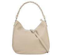 Henkeltasche SAMANTHA LOOK Gr. B/H/T: 34 cm x 31 cm x 10 cm onesize, beige Damen Taschen Handtaschen echt Leder, Made in Italy (14970949-0)