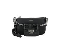 Henkeltasche STEVE MADDEN "STEVE MADDEN Taschen Lederimitat", Damen, Gr. onesize, schwarz (schwarz, silber), Lederimitat, Taschen (69627138-0) schwarz, silber