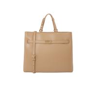 Henkeltasche TOMMY HILFIGER "TH HERITAGE SATCHEL", Damen, Gr. B/H/T: 34cm x 26cm x 12cm, beige, Lederimitat, Taschen, Damen Umhängetasche, Schultertasche mit TH-Schmuckelement (92173750-0) beige