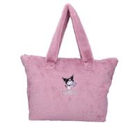 Henkeltasche VADOBAG, Kinder, Gr. B/H/T: 14cm x 32cm x 48cm, lila (purpurviolett), Kunstfaser, bestickt, Taschen, mit verspieltem Kuromi-Print (51549862-0) purpurviolett
