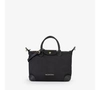 Henkeltasche VALENTINO BAGS "JOLLY RE", Damen, Gr. B/H/T: 32cm x 23cm x 15cm, schwarz, Lederimitat, Textil, Taschen, Damen Schultertasche, Umhängetasche mit Logoschriftzug (89206847-0) schwarz