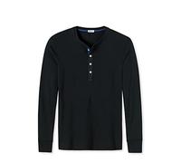 Schiesser Freizeit Langarmshirt Revival Karl-Heinz schwarz Herren, Größe 7