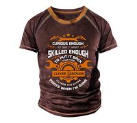 Henley Shirt Herren Langarm Herren Hemd Grün Grüne Poloshirts Papa Tops Rundhals Musterdruck Raglanärmel Muskelshirts Kurzarm Regular Fit Henley Shirt Bodybuilding Longshirt Herren (Rot, 6Xl)