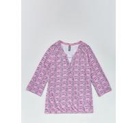 Henleyshirt 3/4 Arm - mit Modal, blau gemustert, Größe 36, Jeans Fritz