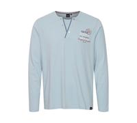 Henleyshirt FQ1924 "Henleyshirt FQRolf", Herren, Gr. L, blau (chambray blau), Obermaterial: 100% Baumwolle CO., Shirts (60186425-L) chambray blau