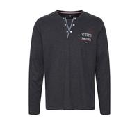 Henleyshirt FQ1924 "Henleyshirt FQRolf", Herren, Gr. L, grau (charcoal mix), Obermaterial: 100% Baumwolle CO., Shirts (31951107-L) charcoal mix
