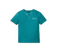 Henleyshirt, Kurzarm in gewaschener Optik aus reiner Bio-Baumwolle 68/70 (4XL)