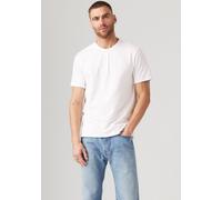 Levi's Men's SS HM Henley Shirt, White +, Small