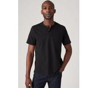 Levi's Men's SS HM Henley Shirt, Mineral Black, XL