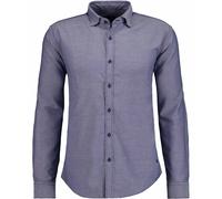 Henleyshirt RAGMAN, Herren, Gr. 3XL, marine gestreift, 970, Popeline, Baumwolle, regular fit, ohne Ausschnitt, Shirts (23637103-XXXL) marine gestreift, 970