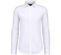 RAGMAN Regular Fit Hemd weiss, Einfarbig