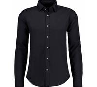 Henleyshirt RAGMAN, Herren, Gr. M, schwarz, Popeline, Baumwolle, regular fit, ohne Ausschnitt, Shirts (66642964-M) schwarz