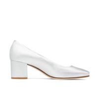 Pumps HENRY STEVENS "Audrey P50 Businessschuh", Damen, Gr. 40, silber, Leder, klassisch, Schuhe, High Heels Damen Leder handgefertigt, Damenpumps (41422432-40) silber