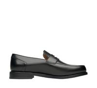 Loafer HENRY STEVENS "Haywood PL Businessschuh", Herren, Gr. 42, schwarz, Boxcalf, Schuhe Loafer, Herren Halbschuhe Leder handgefertigt, Anzugschuhe Slipper (30349353-8) schwarz