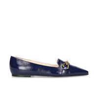 Loafer HENRY STEVENS "Madison HVL", Damen, Gr. 39, blau (dunkelblau), Leder, elegant, Schuhe, Damen Slipper elegant handgefertigt, Lederschuh (52119029-39) dunkelblau