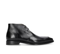 Schnürboots HENRY STEVENS "Liam NGB", Herren, Gr. 42,5, schwarz, Leder, klassisch, Schuhe, Herren Halbschuh Schnürboots hangefertigt, Lederschuh (24081544-42,5) schwarz