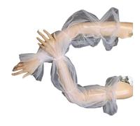 Heoscus Transparente Armstulpen Fingerlose Handschuhe Tüll Puff Armstulpen Für Braut Hochzeits Und Abendkleid Accessoires Hochzeits Accessoires