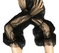 Heoscus Transparente Armstulpen Fingerlose Handschuhe Tüll Puff Armstulpen Für Braut Hochzeits Und Abendkleid Accessoires Hochzeits Accessoires