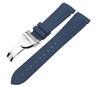 HEPUP Gummi-Uhrenarmband 22mm Silikon Uhrenarmband Für Tudor Heritage Black Bay Pelagos Wasserdichte Armbänder, 22 mm, Achat