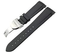 HEPUP Gummi-Uhrenarmband 22mm Silikon Uhrenarmband Für Tudor Heritage Black Bay Pelagos Wasserdichte Armbänder, 22 mm, Achat
