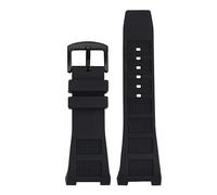 HEPUP Silikon-Gummi-Uhrenarmband für IWC Ingenieur Armband für Männer 30 * 16mm IW323601 IW323608 Wasserdicht Uhrenarmband Armbänder Dornschließe, 30-16mm, Achat