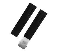 HEPUP Sport Silikon Uhrenarmbänder für Tissot T048 T048.417 Uhrenarmband T-Race T-Sport Armband Wasserdicht Weich Gummi, 20 mm, Achat